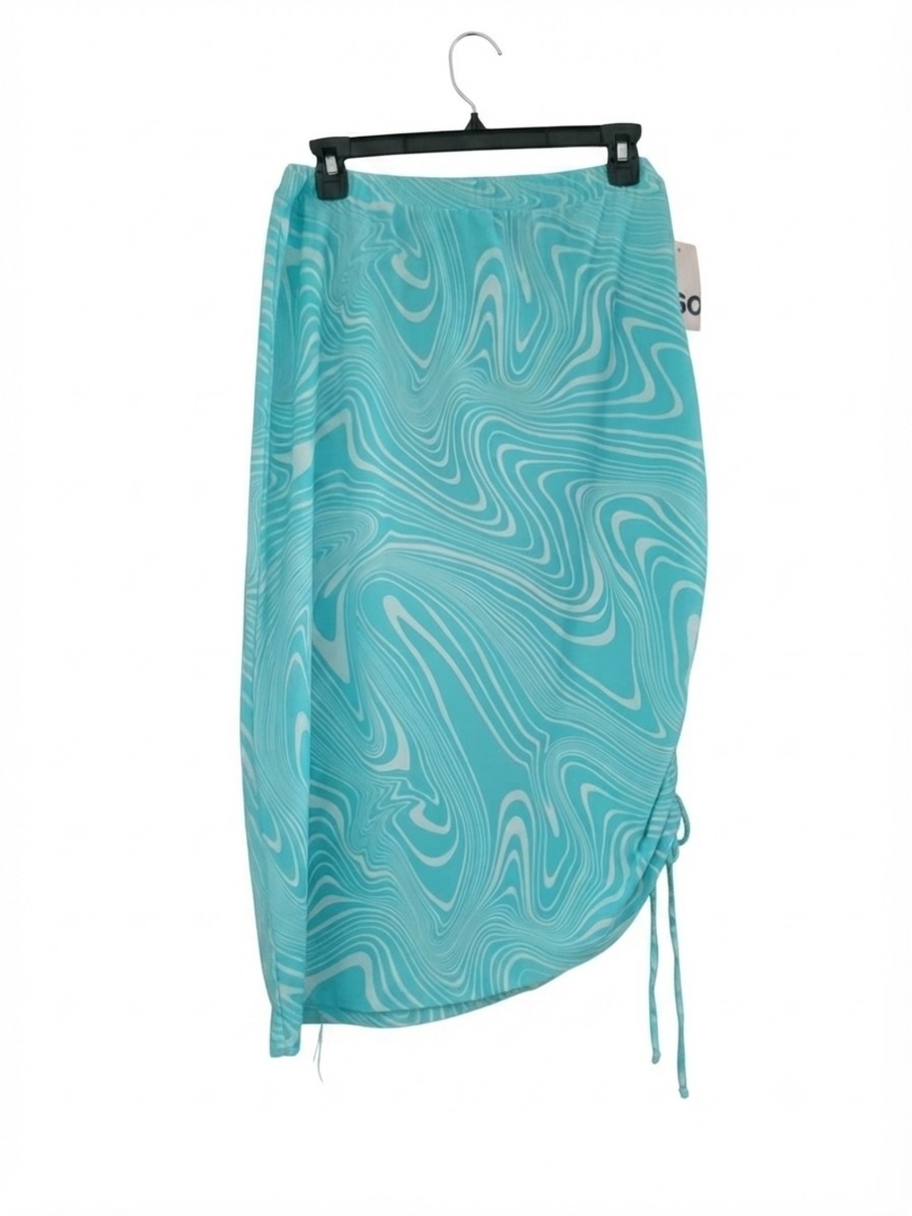 Kohl's Aqua Marble Swirl Women's Swim Sarong